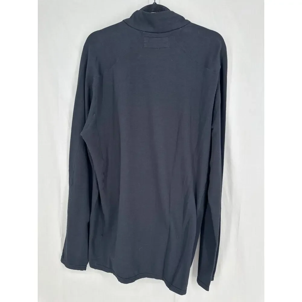 Free Fly Jacket Men XL Black 1/4 Zip Pullover Stretch Performance Bamboo Outdoor - Picture 3 of 7
